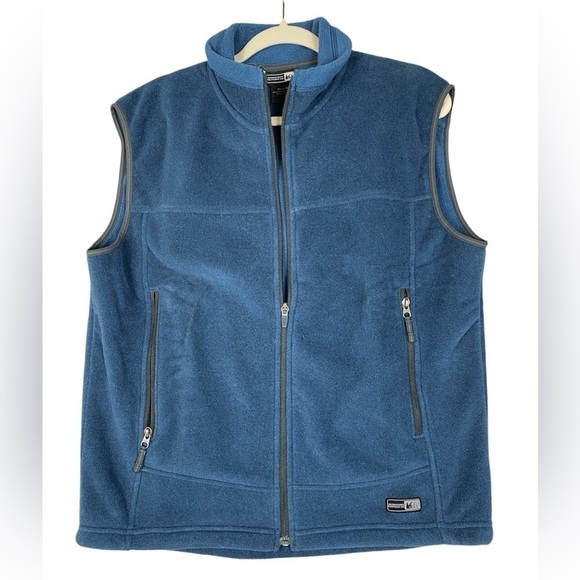 REI Thermal Pro fleece vest full zipper size M navy blue two front pockets - Picture 1 of 10